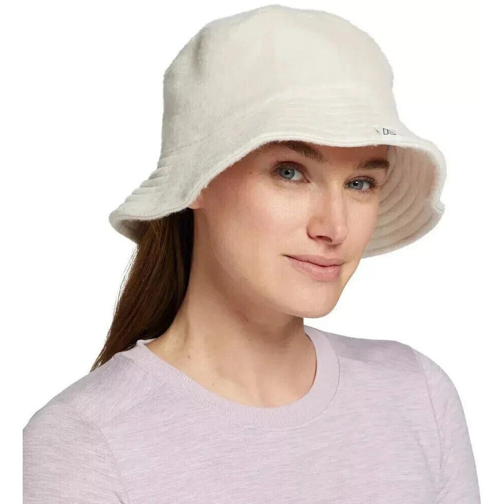Alpine Design Brushed Bucket Hat Women OSFM Cream Soft Winter Warm Neutral Cozy
